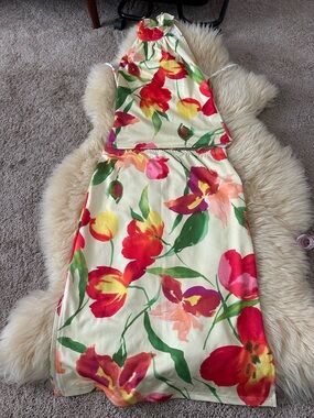 Y2K Two Piece Top and Skirt